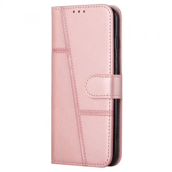 STITCHED Peňaženkový kryt pre Infinix Hot 40 / Hot 40 Pro ružový