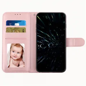 STITCHED Peňaženkový kryt pre Infinix Hot 40 / Hot 40 Pro ružový