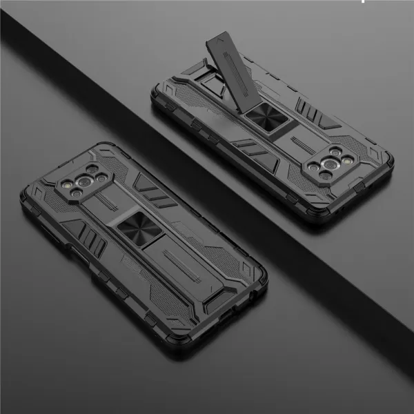 SUPERSONIC Ochranný obal so stojanom pre Xiaomi Poco X3 NFC / X3 Pro šedý