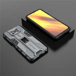 SUPERSONIC Ochranný obal so stojanom pre Xiaomi Poco X3 NFC / X3 Pro šedý
