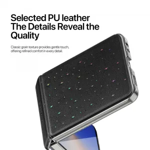 DUX STEX Kryt s trblietkami pre Samsung Galaxy Z Flip7 5G čierny