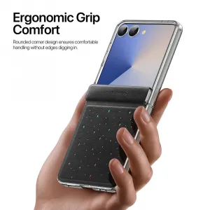 DUX STEX Kryt s trblietkami pre Samsung Galaxy Z Flip7 5G čierny