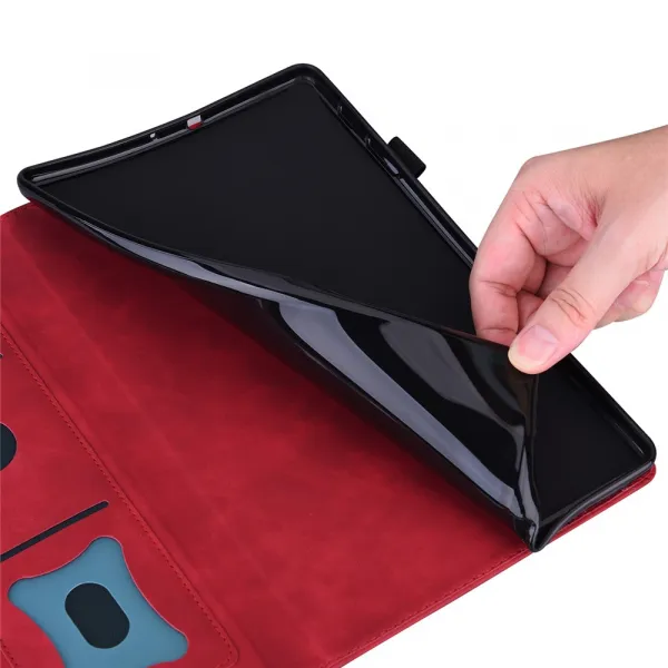 FLATY Zaklápací obal pre Xiaomi Redmi Pad 2 Pro červený