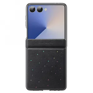 DUX STEX Kryt s trblietkami pre Samsung Galaxy Z Flip7 5G čierny