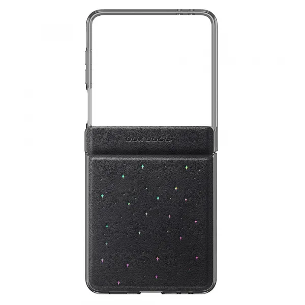 DUX STEX Kryt s trblietkami pre Samsung Galaxy Z Flip7 5G čierny