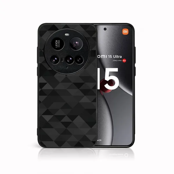MY ART Ochranný kryt pre Xiaomi 15 Ultra BLACK TRIANGLES (232)