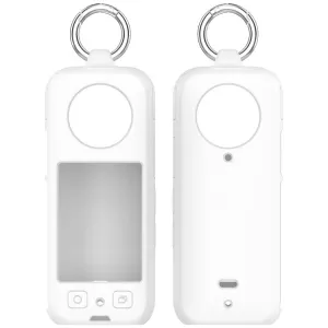 PROTEMIO Silikónový obal pre akčnú kameru Insta360 X4 biely