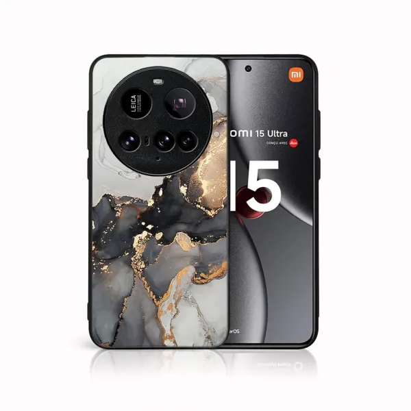 MY ART Ochranný kryt pre Xiaomi 15 Ultra GREY MARBLE (140)