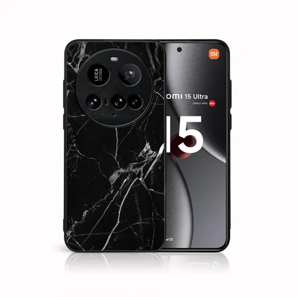 MY ART Ochranný kryt pre Xiaomi 15 Ultra BLACK MARBLE (142)