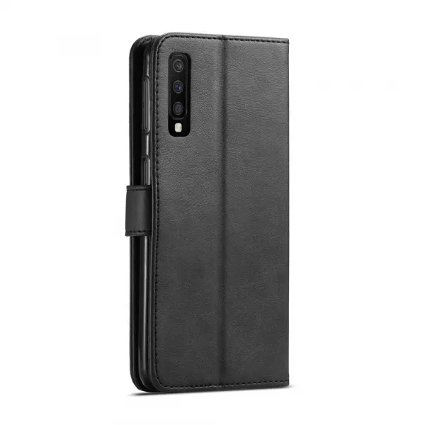 IMEEKE Peňaženkový obal pre Samsung Galaxy A7 2018 (A750) čierny