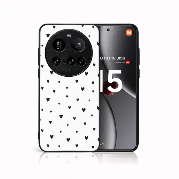 MY ART Ochranný kryt pre Xiaomi 15 Ultra BLACK HEARTS (167)