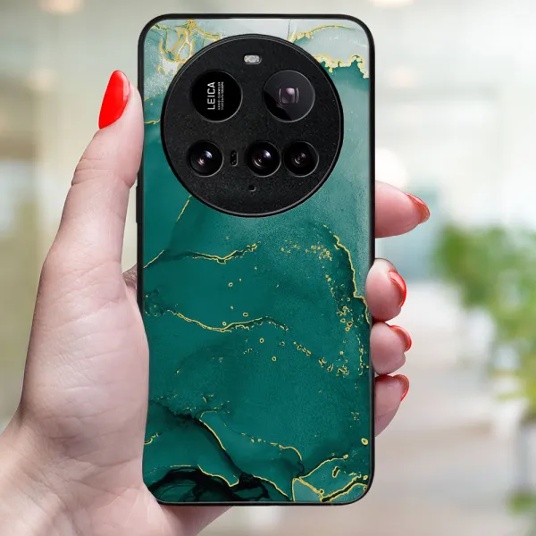 MY ART Ochranný kryt pre Xiaomi 15 Ultra GREEN MARBLE (145)