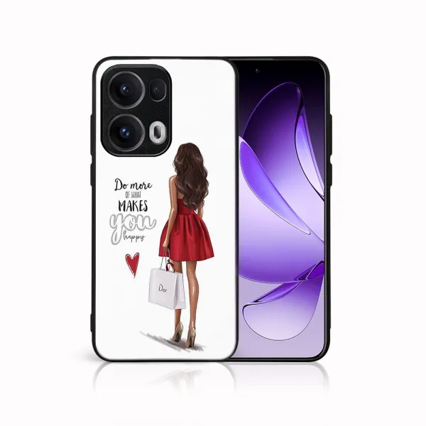 MY ART Ochranný kryt pre Oppo Reno13 Pro 5G RED DRESS (137)
