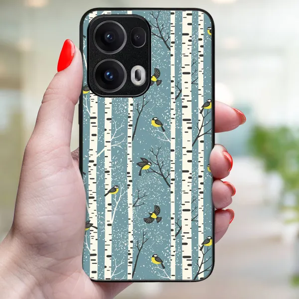 MY ART Kryt s vianočným dizajnom Oppo Reno13 Pro 5G BIRCH (072)