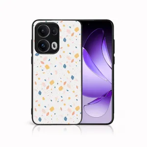 MY ART Ochranný kryt pre Oppo Reno13 Pro 5G ORANGE TERRAZZO (165)