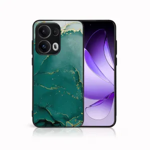MY ART Ochranný kryt pre Oppo Reno13 Pro 5G GREEN MARBLE (145)