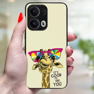 MY ART Ochranný kryt pre Oppo Reno13 Pro 5G GIRAFFE (180)