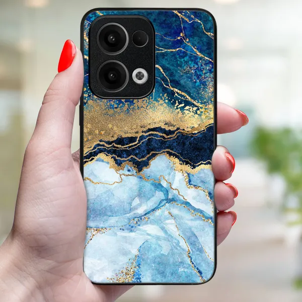 MY ART Ochranný kryt pre Oppo Reno13 5G BLUE MARBLE (141)
