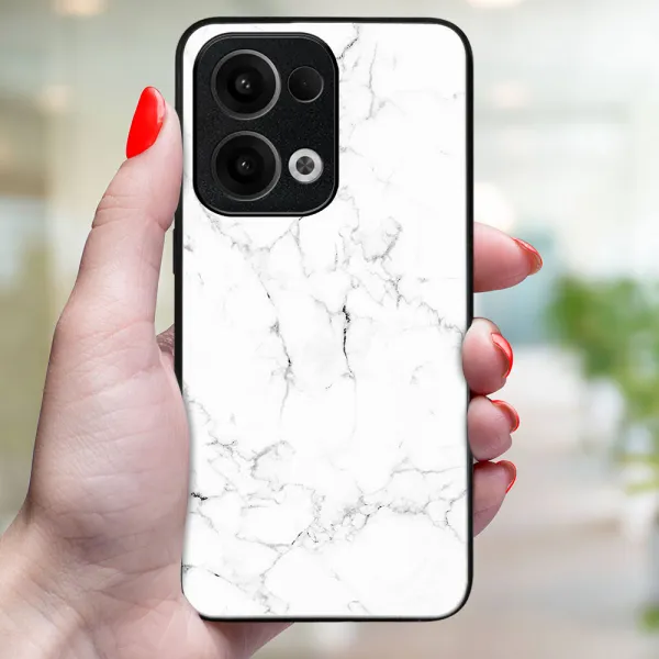 MY ART Ochranný kryt pre Oppo Reno13 5G WHITE MARBLE (144)