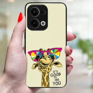 MY ART Ochranný kryt pre Oppo Reno13 5G GIRAFFE (180)