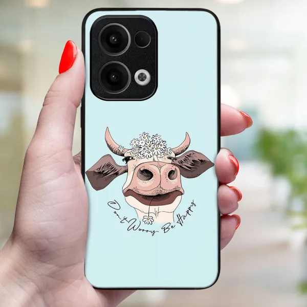 MY ART Ochranný kryt pre Oppo Reno13 5G HAPPY COW (181)