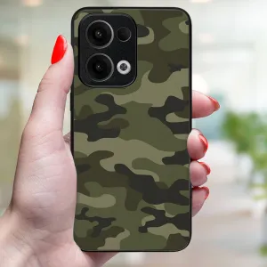 MY ART Ochranný kryt pre Oppo Reno13 5G GREEN CAMO (235)