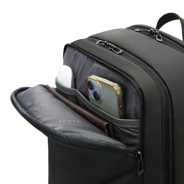 BANGE BG-3065 Priestranný batoh s priehradkou na notebook 15,6" šedý