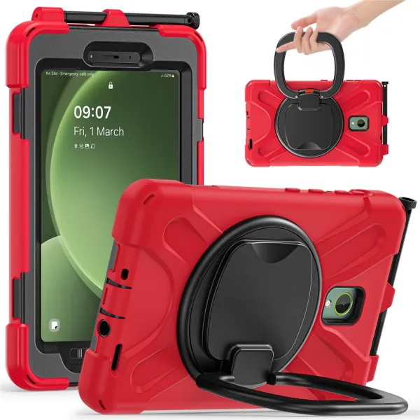 STANDING ULTRA Odolný Kryt Samsung Galaxy Tab Active5 červený