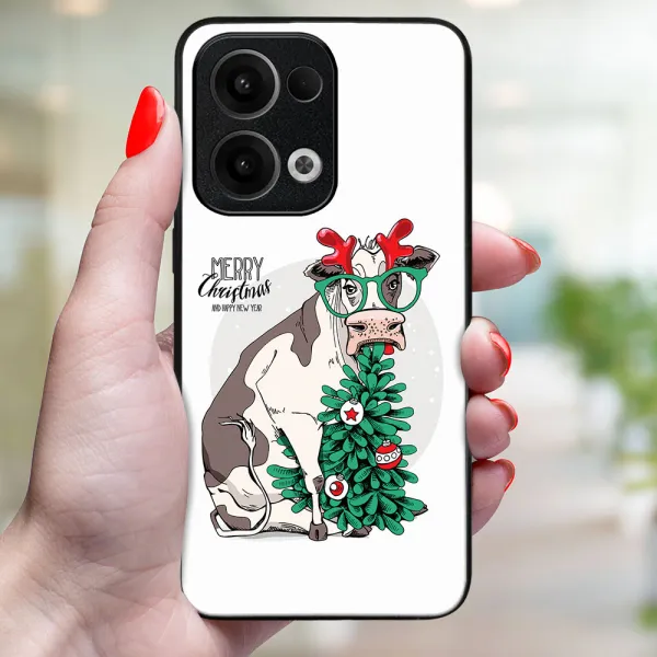 MY ART Kryt s vianočným dizajnom Oppo Reno13 5G MERRY CHRISTMAS (074)