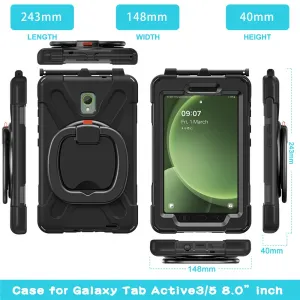 STANDING ULTRA Odolný Kryt Samsung Galaxy Tab Active5 čierny