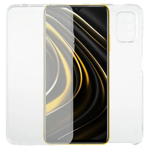 Ochranný obojstranný obal Xiaomi Poco M3 priehľadný
