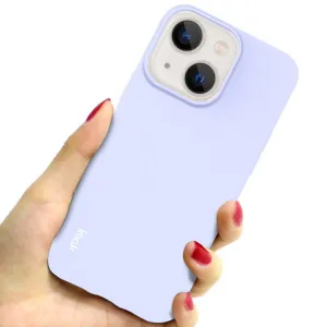 IMAK RUBBER Gumený kryt Apple iPhone 13 svetlomodrý