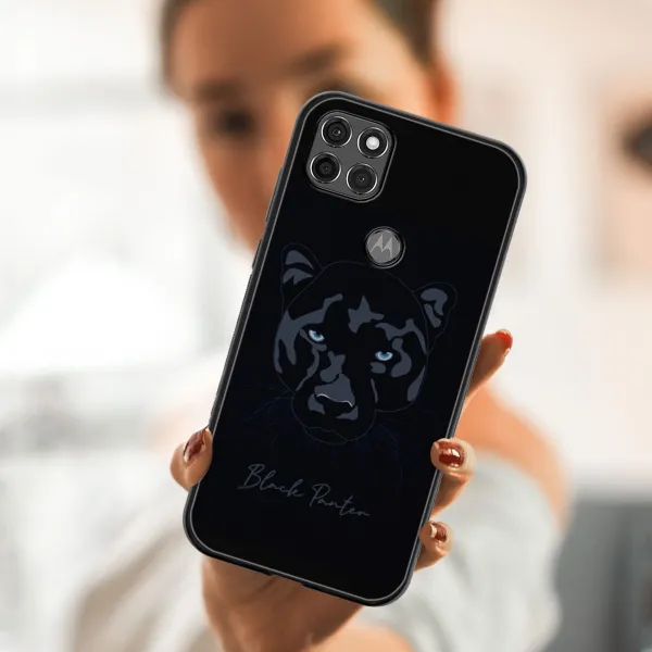 MY ART Silikónový kryt Motorola Moto G9 Power PANTHER (245)
