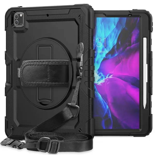 SOLID 360 Odolný kryt pre Apple iPad Pro 12.9 2020 čierny