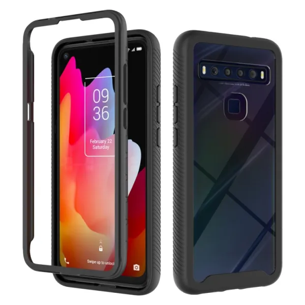 DUAL Ochranný kryt TCL 10L čierny