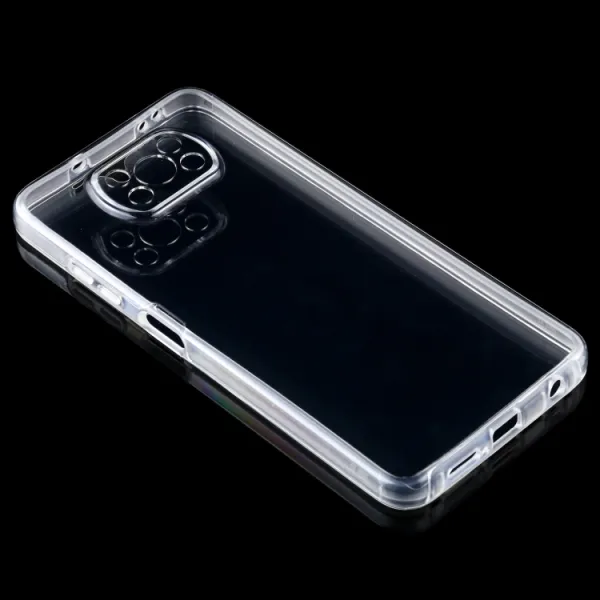 Ochranný obojstranný obal Xiaomi Poco X3 NFC / X3 Pro priehľadný