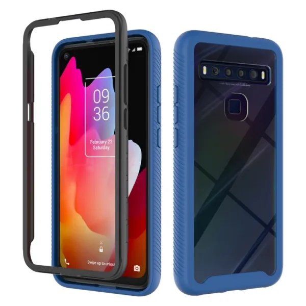 DUAL Ochranný kryt TCL 10L modrý