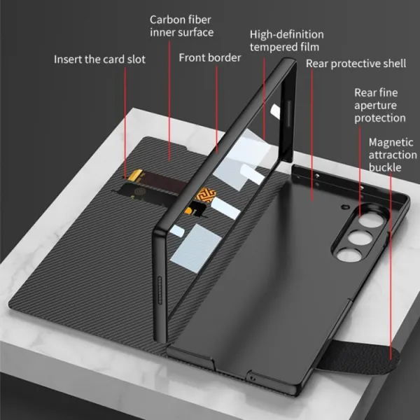 GKK ABSOLUTE Ochranný kryt pre Samsung Galaxy Z Fold7 5G šedý