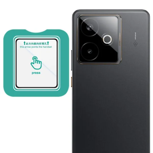 IMAK EASY INSTALL Sklo na fotoaparát Realme GT 7 5G / Realme GT 7T 5G