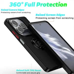 SHADOW Ochranný kryt s držiakom Infinix Hot 40 / Hot 40 Pro čierny