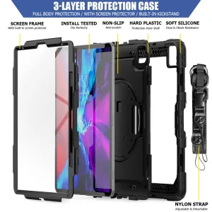 SOLID 360 Odolný kryt pre Apple iPad Pro 12.9 2020 čierny