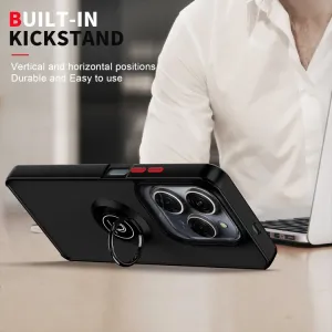SHADOW Ochranný kryt s držiakom Infinix Hot 40 / Hot 40 Pro čierny