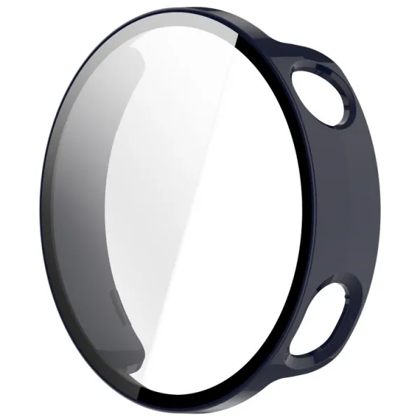 PC FULL COVER Plastový kryt so sklom pre Xiaomi Watch S4 41mm modrý