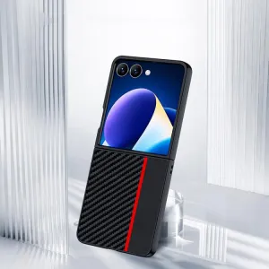 CARBON Ochranný obal pre Samsung Galaxy Z Flip7 5G BLACK BLUE