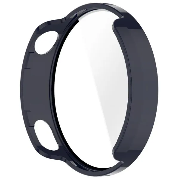 PC FULL COVER Plastový kryt so sklom pre Xiaomi Watch S4 41mm modrý