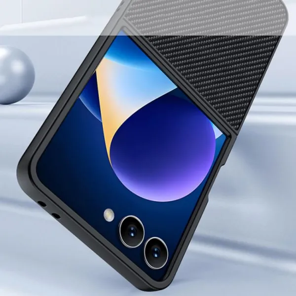 CARBON Ochranný obal pre Samsung Galaxy Z Flip7 5G GOLD