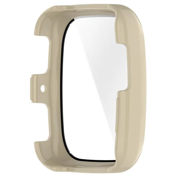 PC FULL COVER Plastový kryt so sklom pre Amazfit Active 2 (Square) IVORY