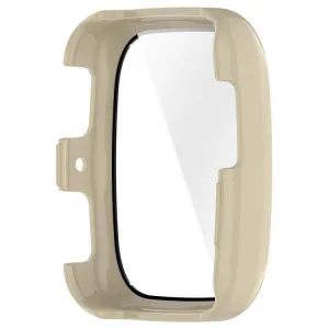 PC FULL COVER Plastový kryt so sklom pre Amazfit Active 2 (Square) IVORY