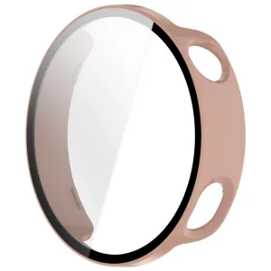 PC FULL COVER Plastový kryt so sklom pre Xiaomi Watch S4 41mm ružový