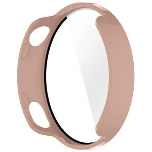 PC FULL COVER Plastový kryt so sklom pre Xiaomi Watch S4 41mm ružový